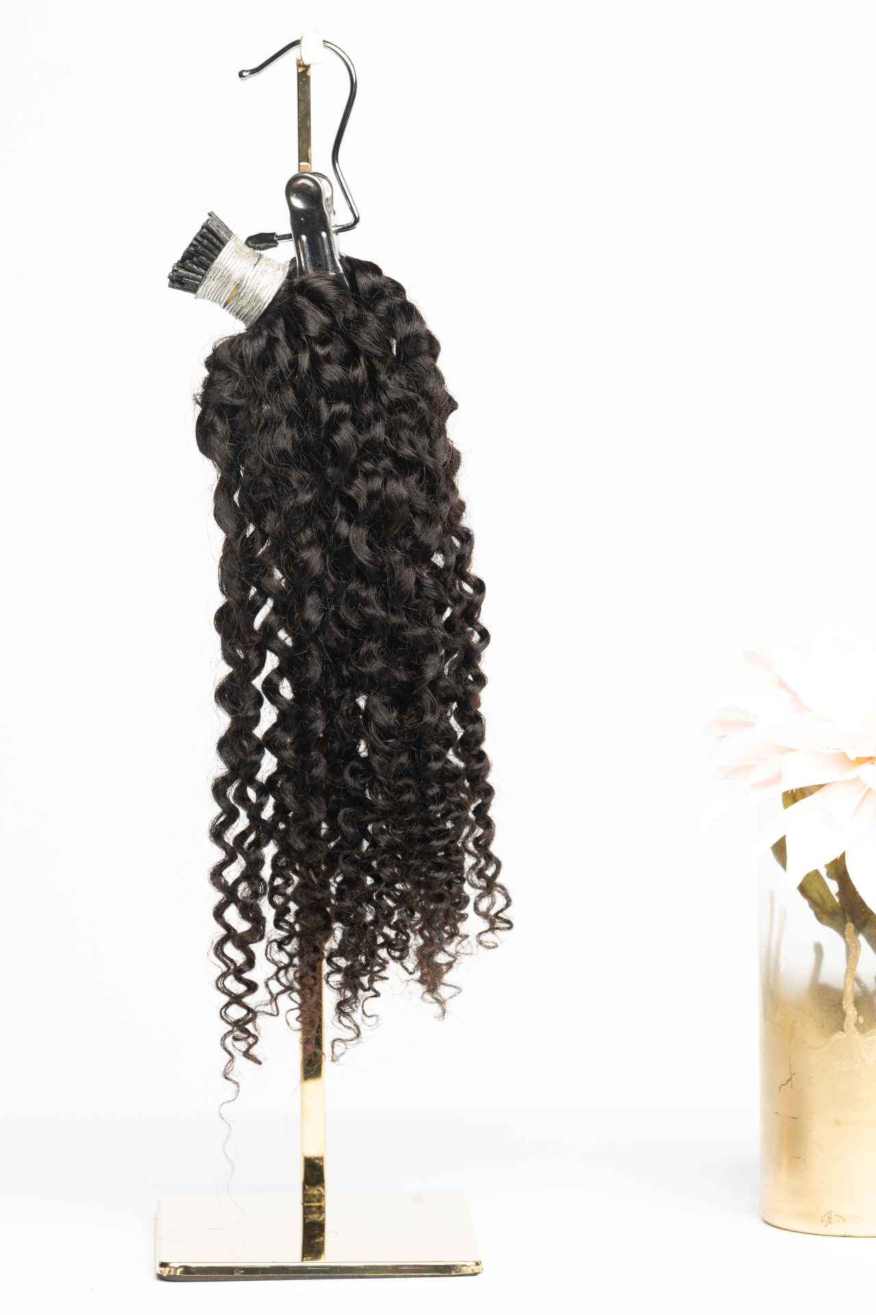 Micro K-Tips extension install by Dream LinkZ Hair Studio in Dallas